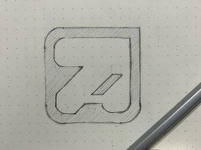 Sketching brand branding design elegant geometrical geometry graphic design illustration letter logo logotype modern monogram sketch sketchbook