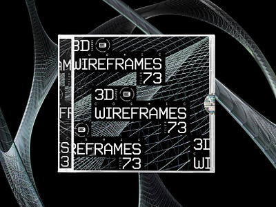 Design assets: 3D Chrome Wireframes 3d assets abstract assets branding design design resources download fashion free freebies geometric illustration modern poster resources ui webdesign
