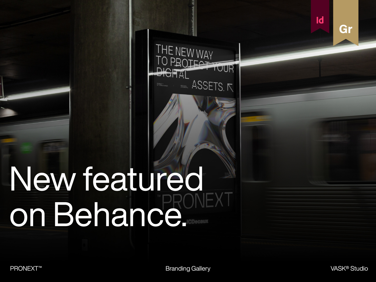 PRONEXT™ brand branding design futuristic logo logo design logomark mark minimal symbol