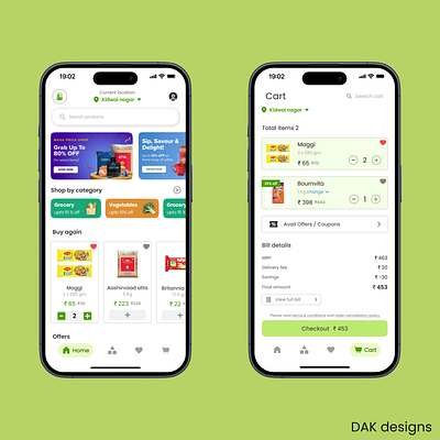 Grocery delivery app android app design app uiux figma grocery app grocery app design grocery website design ios app ios app design marketplace app mobile app design website design
