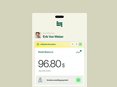 Wallet app app branding color design illustration iphone logo page ui web