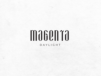 Magenta Daylight a contemporary and minimalistic cosmetic brand brand identity branding cosmetic cosmetic brand design graphic design logo logotype product design typography vector visual identity