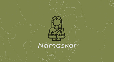 Last Page for Yoga Website banner design logo namaskar namaste ui yoga