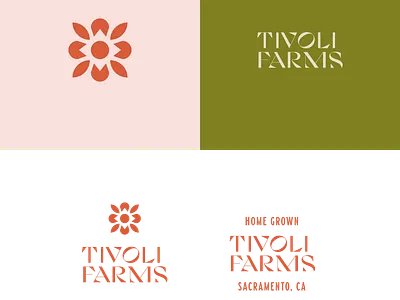 Tivoli Farms Concepts agfr branding farming grits icon local logo