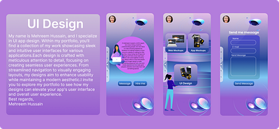 Mobile App UI Design figma illustrtation mobile app design mockups ui ui design uiux uiux design user interface design ux design web design