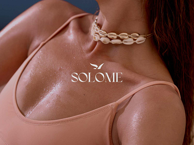 Solome - Logo Design brand brand design brand identity branding branding design design graphic design graphics illustration logo skin skincare swim swimwear typo women