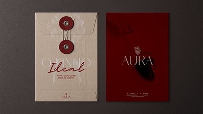 Aura - Identidade Visual branding identidade visual idvisual logo wine wines
