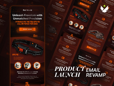 Product Launch Email Design branding design ecommerce emaildesign emailtemplate graphic design marketing socialmediadesign visuals