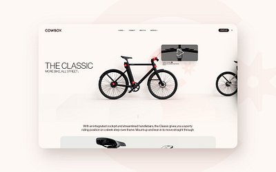 Ebike Web UI bicycle bike ebike interface ui user experience ux web design