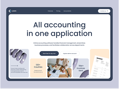 Accounting - Web Design accounting accounting web design adobe xd app design design figma ui user experience user interface web design website design