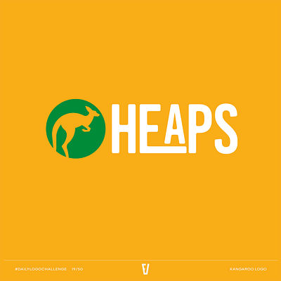 HEAPS - Day 19 Daily Logo Challenge branding graphic design logo