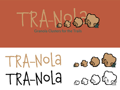 Granola Company Logo- "Tra-nola" branding dailylogochallenge design graphic design illustration logo vector