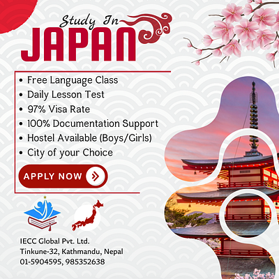 Study In Japan Consultancy Post consultancy design social media post visa service