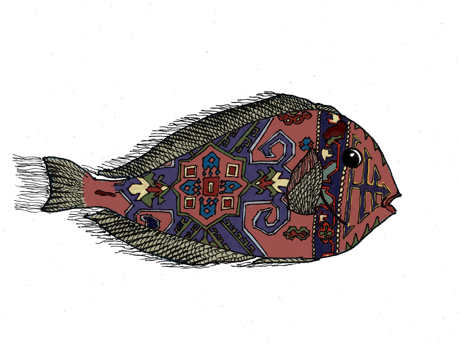 Carpet fish by Алексей Тычинкин on Dribbble