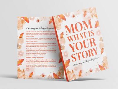 Mom What Is Your Story - Book Cover adobe illustrator adobe photoshop amazon kindle book cover book cover design cover art cover design ebook ebook cover graphic design journal kdp kdp book cover kdp low content book cover keep shake kindle direct publishing memory mom what is your story notebook story