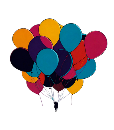 balloons graphic design png vector