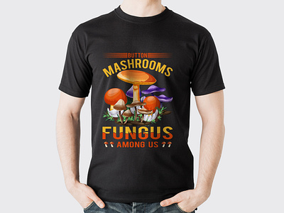 MUSHROOM T-SHIRT DESIGN 3d animation branding graphic design logo mashroom t shirt motion graphics