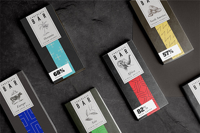 Chocolate Bar Packages - World Selection branding design graphic design illustration