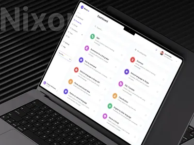 Nixon - Ai content writer tool ai ai content writer ai dashboard content writer dashboard dashboard design design fintech saas nixon nixon.ai onixlab onixlab studio saas saas app saas design saas product saas tool ui8 webapp writer