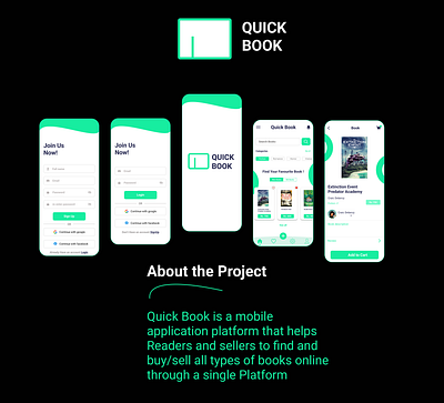 Quick book mobile application UI/UX case study dashboard design saas typography ui ux
