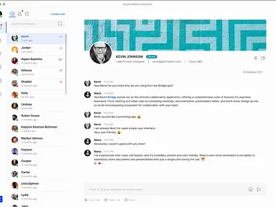A SaaS Collaboration Application alternative app chat clean collaboration dark mode light mode messenger saas simple slack ui