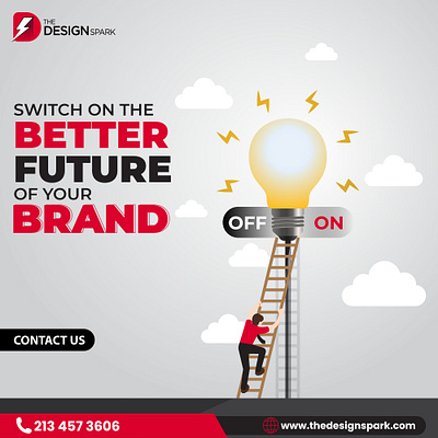 Switch on the Better Future of your Brand apparel better future brand branding design energy graphic design illustration logo merch switch the design spark ui vector