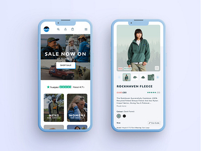 KAVU 🌲 mobile homepage redesign adventure branding design exploration homepage design mobile homepage mobile redesign outdoor brand product ui uiux ux