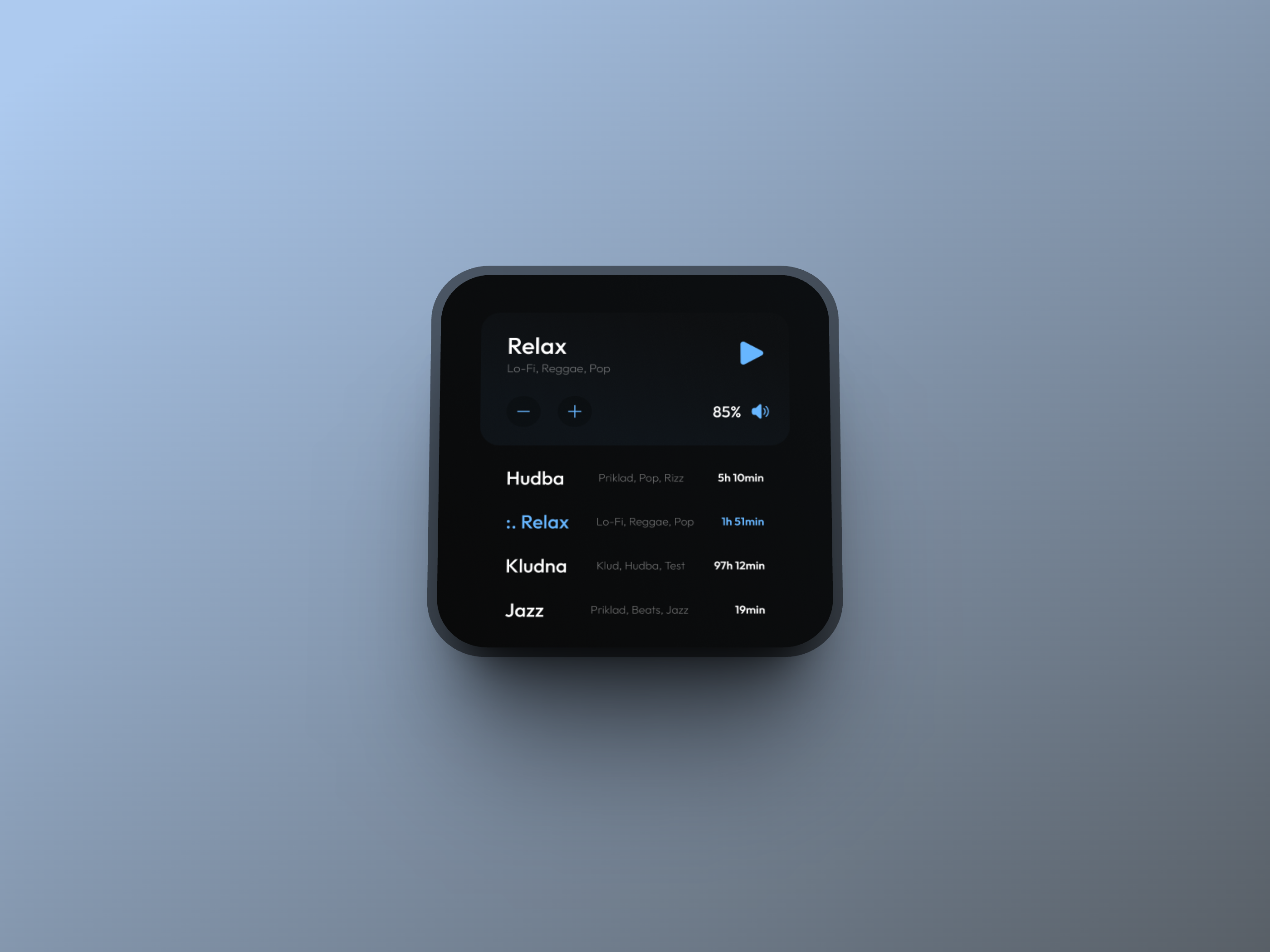 Music Player for a Hotel graphic design music player ui ux