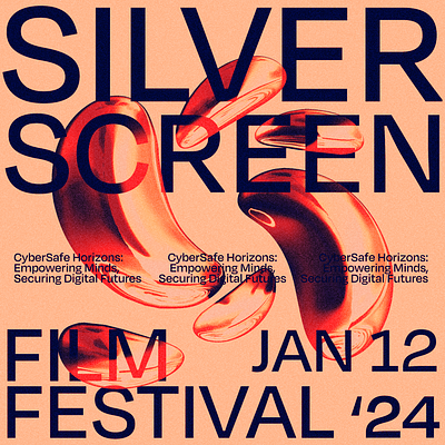 SILVER SCREEN FILM FEST 3d graphic design