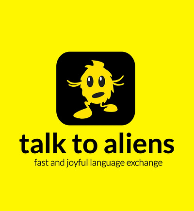 Language exchange app promo motion graphics ui