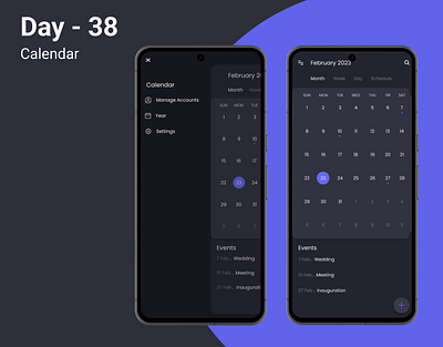 Modal For Calendar App Design - DailyUI Day038 app design calendar dailyui038 dailyui038calendar figma mobile app uiux user experience user interface web design