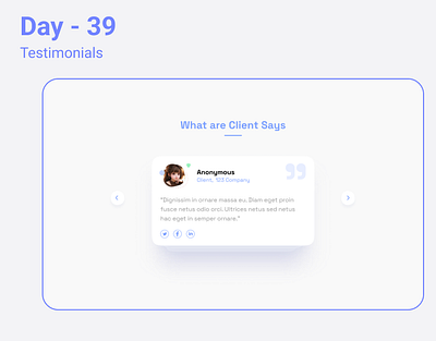 Modal For Testimonials Page Design - DailyUI Day039 dailyui039testimonials figma landing page testimonial uiux user experience user interface web design website