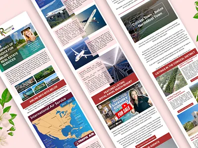 Real Estate Email Newsletter for Rain Forest Realty design email email design email newsletter email template html email html email template html newsletter