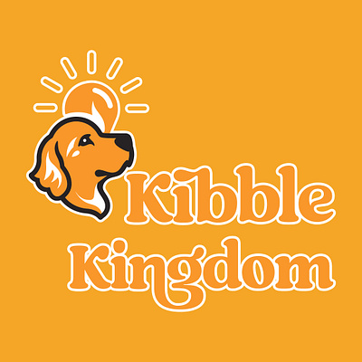 Kibble kingdom app branding design graphic design illustration logo pet typography ui vector