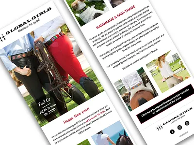 Global Girls Email Template based on requirements design email email design email newsletter email template html html email html email template html newsletter newsletter responsive