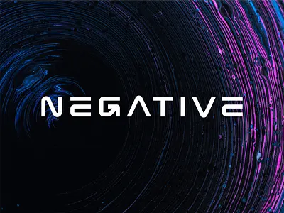NEGATIVE Logotype brand and identity branding design graphic design icon illustration logo ui ux vector