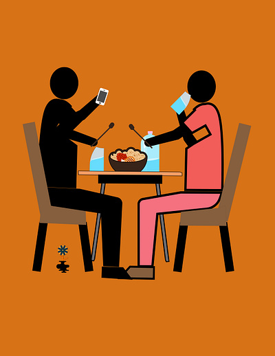 Dinner animation graphic design