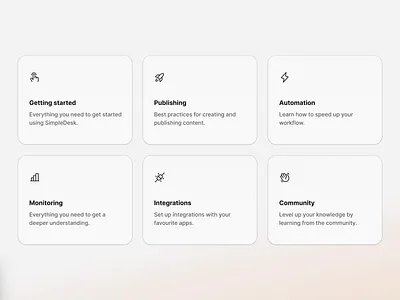 Help Desk Cards cards ui