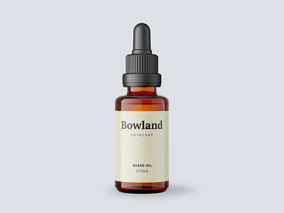 Bowland Skincare Product brand logo skincare ux