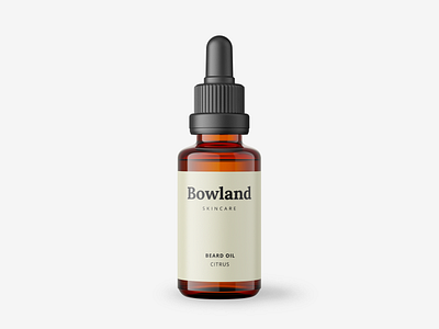 Bowland Skincare Product brand logo skincare ux