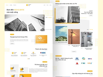 Landing page company branding landing page ui ui design ui ux website