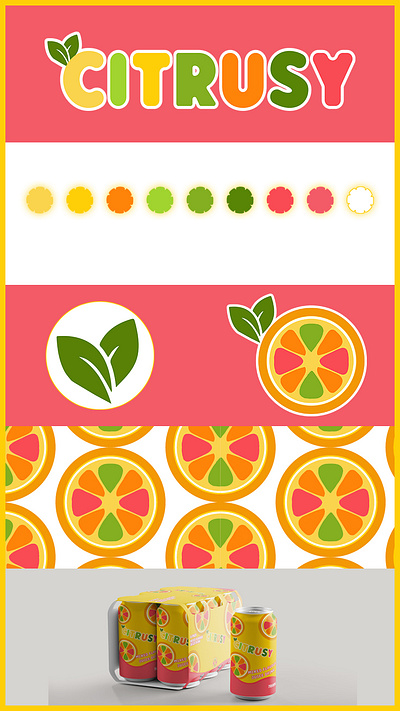 Citrusy Branding Layout adobe illustrator adobe photoshop branding design graphic design juice logo manual citrus juicer