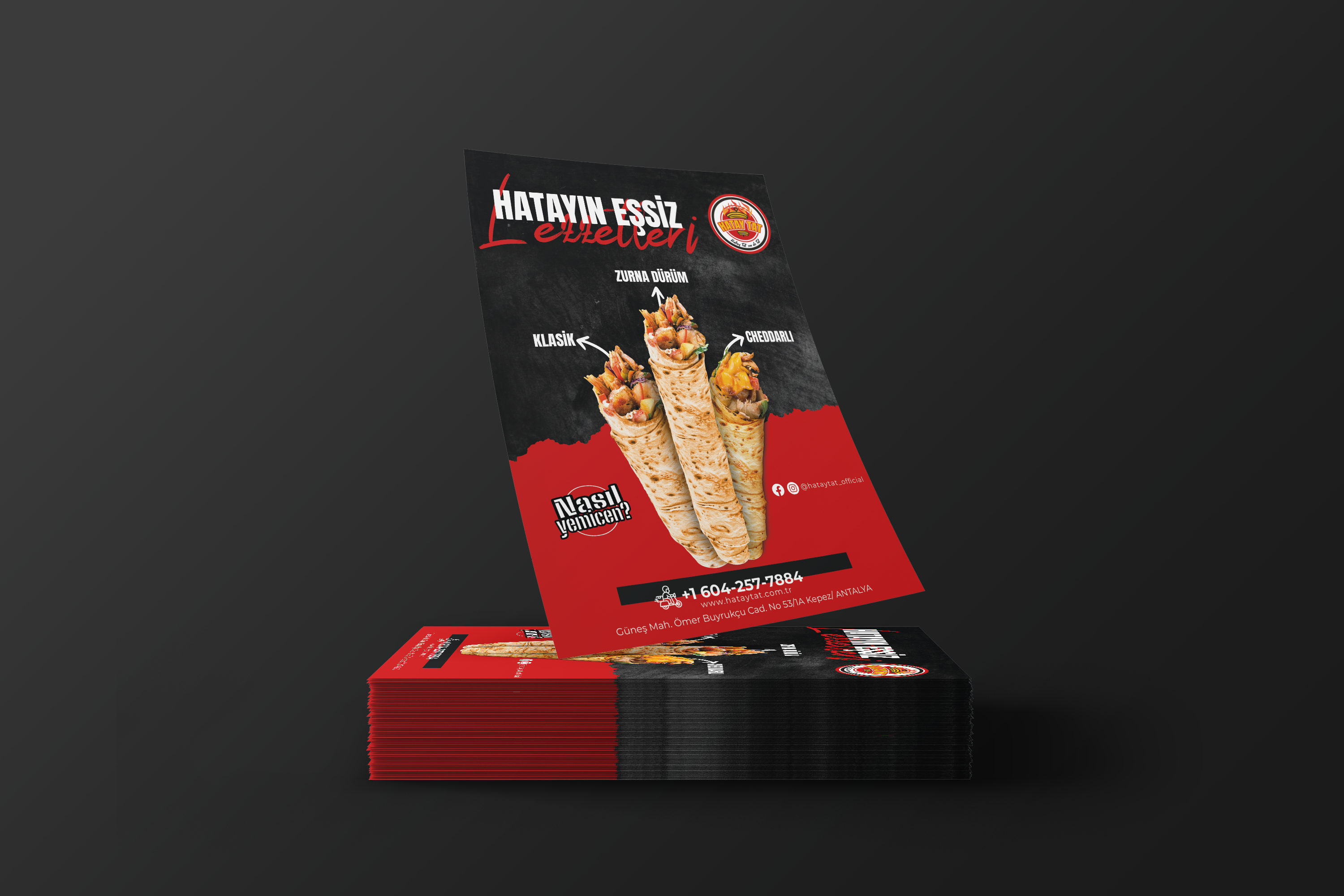 Example of Brochure Design Fast Food