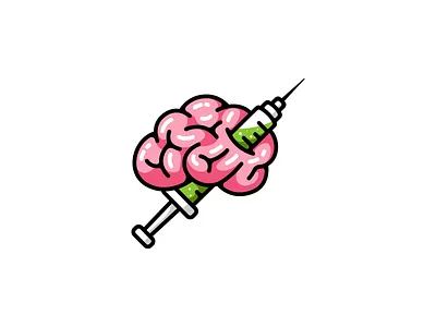 Dr Sergio 2d anesthesia anesthesiology brain branding clean design doctor graphic design illustration logo medicine modern simple syringe