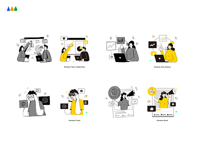 Business Office Park 1 business office graphic design illustration web