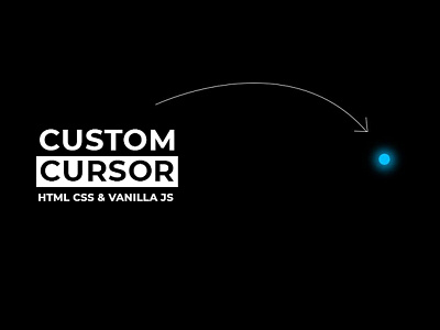 Custom Cursor with Glowing Effect css css3 custom cursor divinectorweb frontend html html5 javascript vanilla js