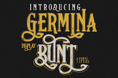 Germinabunt Fonts classic design germinabunt fonts handwritten logo type old fonts outline fonts signature fonts typography vintage fonts webdesign