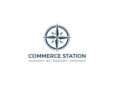 Commerce Station RV Resort Logo branding contest graphic design logo logocontest logodesign logotournament