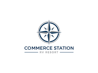 Commerce Station RV Resort Logo branding contest graphic design logo logocontest logodesign logotournament