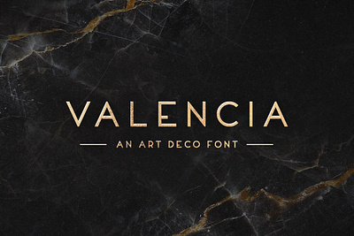 Valencia Typeface art deco branding chic clean clean sans serif display elegant elegant chic upscale fashion font futuristic geometric logo sharp typeface valencia valencia typeface